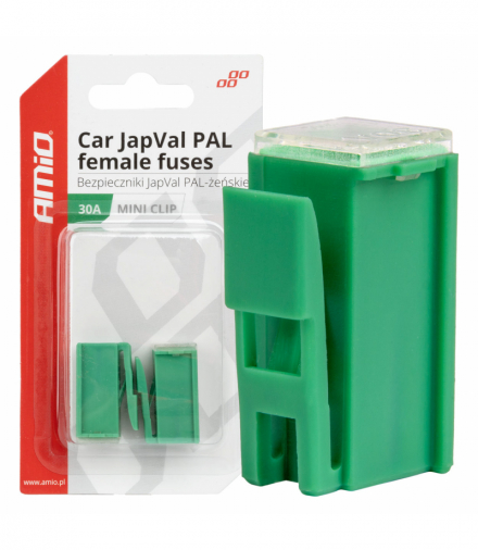 Bezpieczniki samochodowe JAPVAL PAL żeńskie 2 szt. 30A AMiO 03413