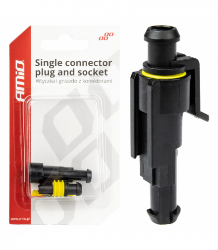 Kostka wtyk złącze hermetyczne superseal 1 PIN AMiO 03517