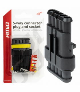Kostka wtyk złącze hermetyczne superseal 5 PIN AMiO 03521
