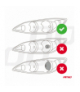 Żarówki samochodowe LED seria PL Lens H4 soczewka 6000K Canbus AMiO 03667