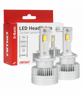 Żarówki żarniki LED seria D-Basic D2S D2R 6000K Canbus AMiO 03627