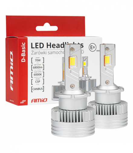 Żarówki żarniki LED seria D-Basic D4S D4R 6000K Canbus AMiO 03629
