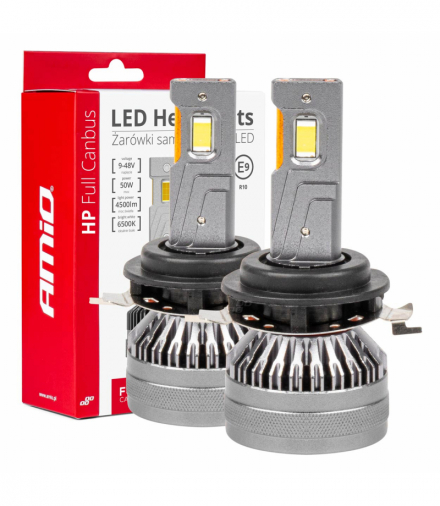 Żarówki samochodowe LED seria HP Full Canbus H7-1 6500K AMiO 03675