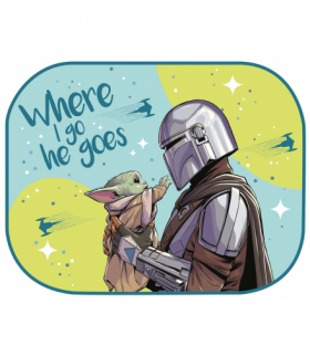 Zasłonki boczne 2 szt 44*35 cm. The Mandarlorian Seven S59380