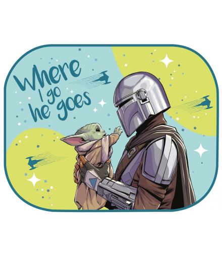 Zasłonki boczne 2 szt 44*35 cm. The Mandarlorian Seven S59380