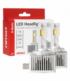 Żarówki samochodowe LED seria D-Basic D3S/D8S/D3R 6000K Canbus AMiO 03628