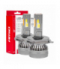 Żarówki samochodowe LED seria HP Full Canbus H4/H19 12V 24V 6500K AMiO 03673