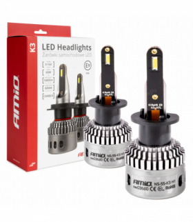 Żarówki samochodowe LED seria K3 H1 12V 6000K Canbus AMiO 03680