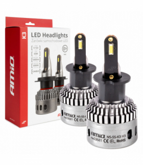 Żarówki samochodowe LED seria K3 H3 12V 6000K Canbus AMiO 03681