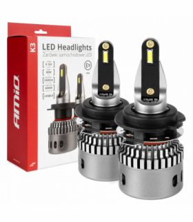 Żarówki samochodowe LED seria K3 H7-1 12V 6000K Canbus AMiO 03684