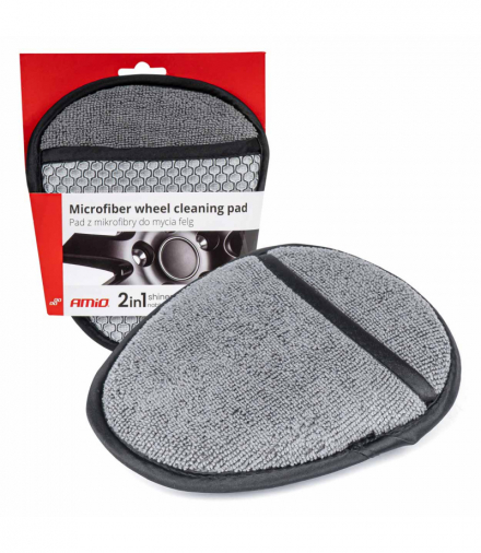 Pad z mikrofibry gąbka do mycia felg kołpaków AMiO 03843