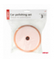 Zestaw gąbek do polerowania gąbki polerskie 3 szt. 125 mm/ 150 mm AMiO 03708