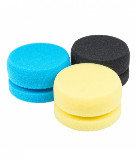 Zestaw gąbek do woskowania polerowania 3 szt. 110 mm/ 60 mm AMiO 03712