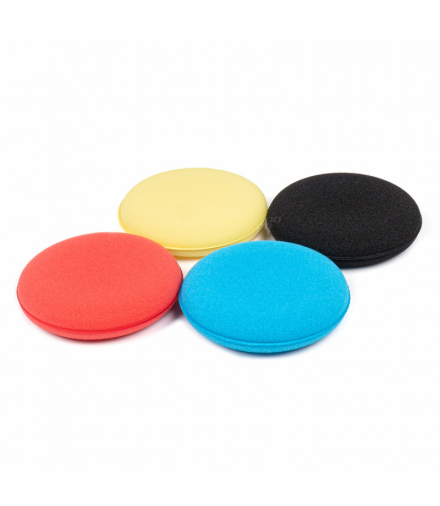 Zestaw gąbek do woskowania polerowania 4 szt. 100 mm AMiO 03713