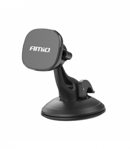 Uchwyt do samochodu na telefon szybę kokpit deskę magnetyczny AMiO 03787