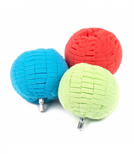 Zestaw gąbek do polerowania felg gąbki polerskie okrągłe AMiO 03702
