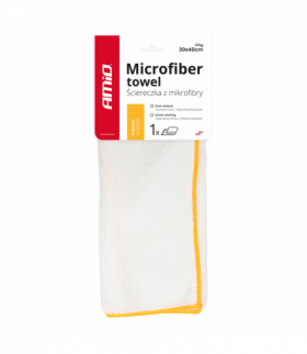 Mikrofibra ściereczka do mycia sprzątania czyszczenia wnętrza samochodu 30x40 cm AMiO 03739