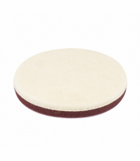 Pad polerski wełniany futro polerskie hard twardy na rzep 125 mm AMiO-03706 AMiO 03706