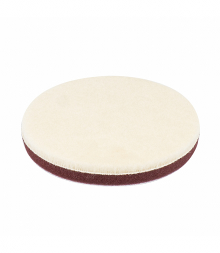 Pad polerski wełniany futro polerskie hard twardy na rzep 125 mm AMiO-03706 AMiO 03706