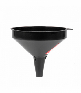 Lejek plastikowy czarny uniwersalny do paliwa cieczy wody 14,5 cm AMiO 04045