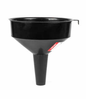 Lejek plastikowy czarny uniwersalny do paliwa cieczy wody 19,5 cm AMiO 04046