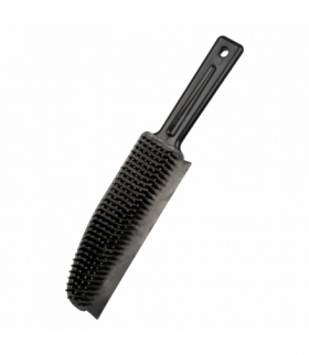 Szczotka do mycia czyszczenia tapicerki ze ściągaczką 25 cm AMiO 04034