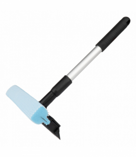 Myjka do szyb okien luster + ściągaczka do wody teleskopowa aluminiowa 35/48 cm AMiO 03853