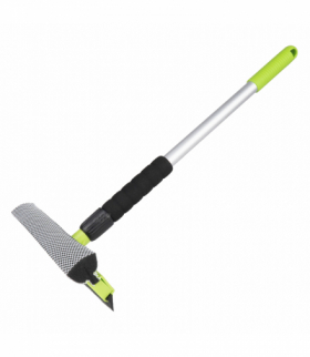 Myjka do szyb okien luster + ściągaczka do wody teleskopowa aluminiowa 55/80 cm AMiO 03856