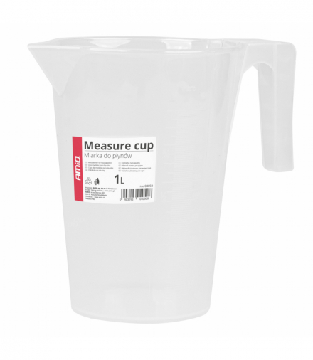 Miarka uniwersalna do płynów cieczy wody 1000 ml AMiO 04050