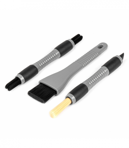 Zestaw do kosmetyki samochodowej auto detailing pędzelki 3 el. AMiO 04033