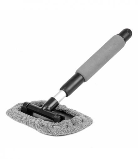 Myjka do szyb okien luster teleskopowa prostokątna mikrofibra 30,5/46 cm AMiO 03859