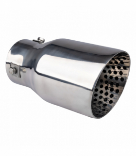 Końcówka tłumika wydechu stal nierdzewna chrom AMiO 04060