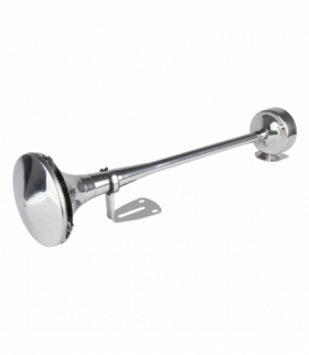 Klakson fanfara sygnał dźwiękowy chrom 520 mm 12V 24V HighTone AMiO 04077