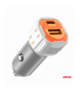 Ładowarka samochodowa USB-A+ USB-C 38W AMiO 03883