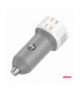Ładowarka samochodowa USB-A+ USB-C 38W AMiO 03883