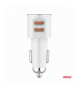 Ładowarka samochodowa 2x USB-A 3.4A AMiO 03888