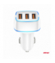 Ładowarka samochodowa 3x USB-A 30W AMiO 03889