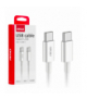 Kabel do ładowania USB-C - USB-C 60W 100cm FullLINK AMiO 03896