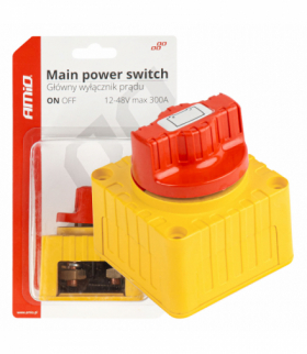 Wyłącznik odłącznik prądu hebel akumulatora 12V - 48V max 300A AMiO 03839