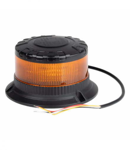 Lampa ostrzegawcza błyskowa kogut LED W28B 12V 24V AMiO 04106