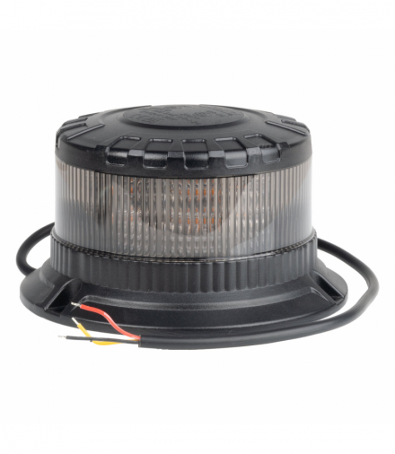 Lampa ostrzegawcza błyskowa kogut LED W28B 12V 24V AMiO 04109