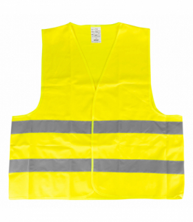 Kamizelka ostrzegawcza odblaskowa żółta XXXL z certyfikatem AMiO 03935