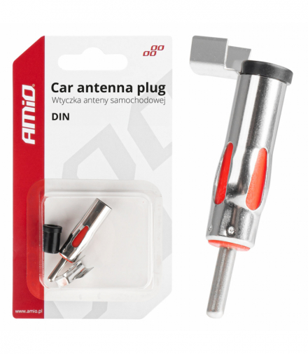 Wtyk wtyczka złącze anteny samochodowej kątowe DIN AMiO 03970