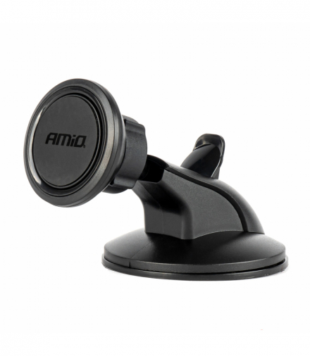 Uchwyt samochodowy magnetyczny do telefonu na szybę przyssawkę 360° AMiO 04142