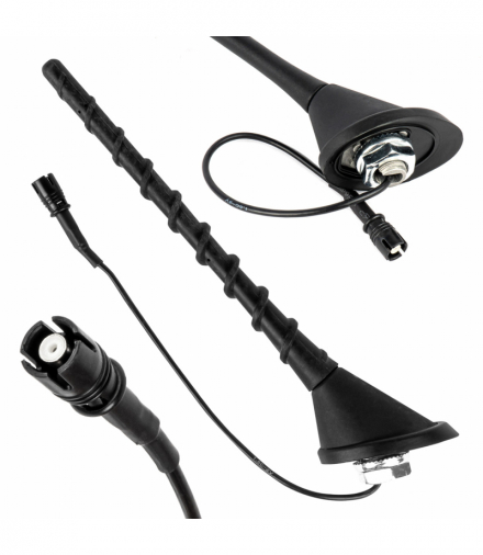 Antena samochodowa uniwersalna bat maszt z wzmacniaczem RAKU-2 ANT09 AMiO 04153