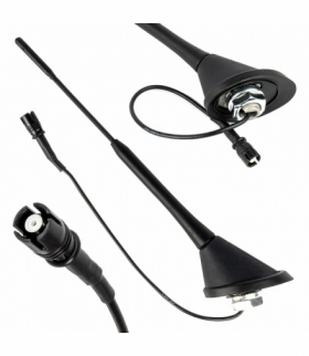 Antena samochodowa uniwersalna bat maszt ze wzmacniaczem RAKU-2 ANT10 AMiO 04154