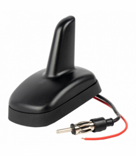 Antena samochodowa ze wzmacniaczem uniwersalna typu rekin z wtykiem DIN AMiO 04159