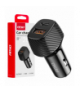 Ładowarka samochodowa QC+PD 20W USB-A + USB-C AMiO 04282