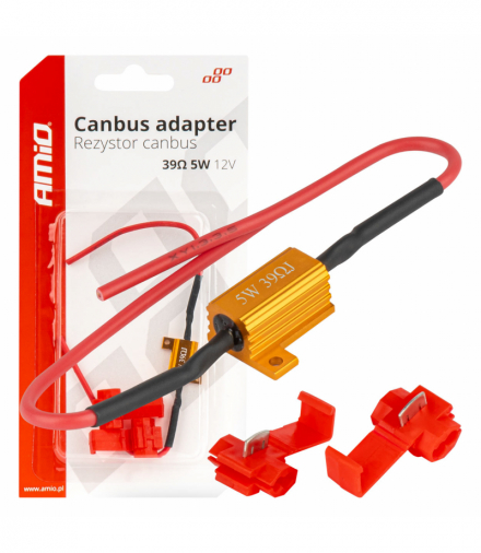 Rezystor CANBUS opornik do żarówek LED 39Ω 5W AMiO 04090