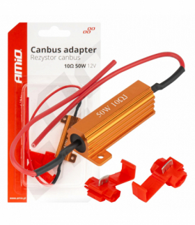 Rezystor CANBUS opornik do żarówek LED 10Ω 50W AMiO 04096